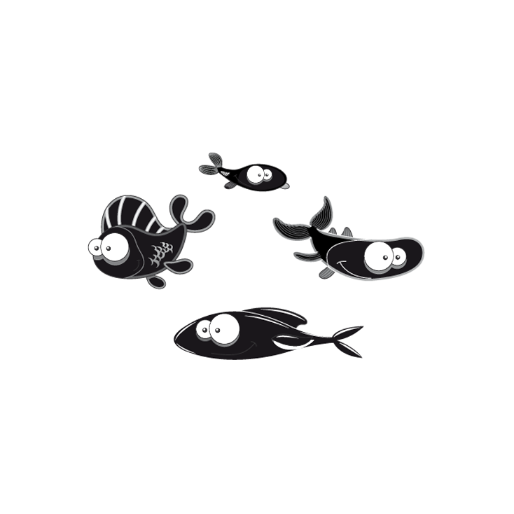 Sticker Poissons